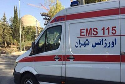 مصدومیت ۱۱ نفر در تصادف صبح امروز بزرگراه لشگری در تهران