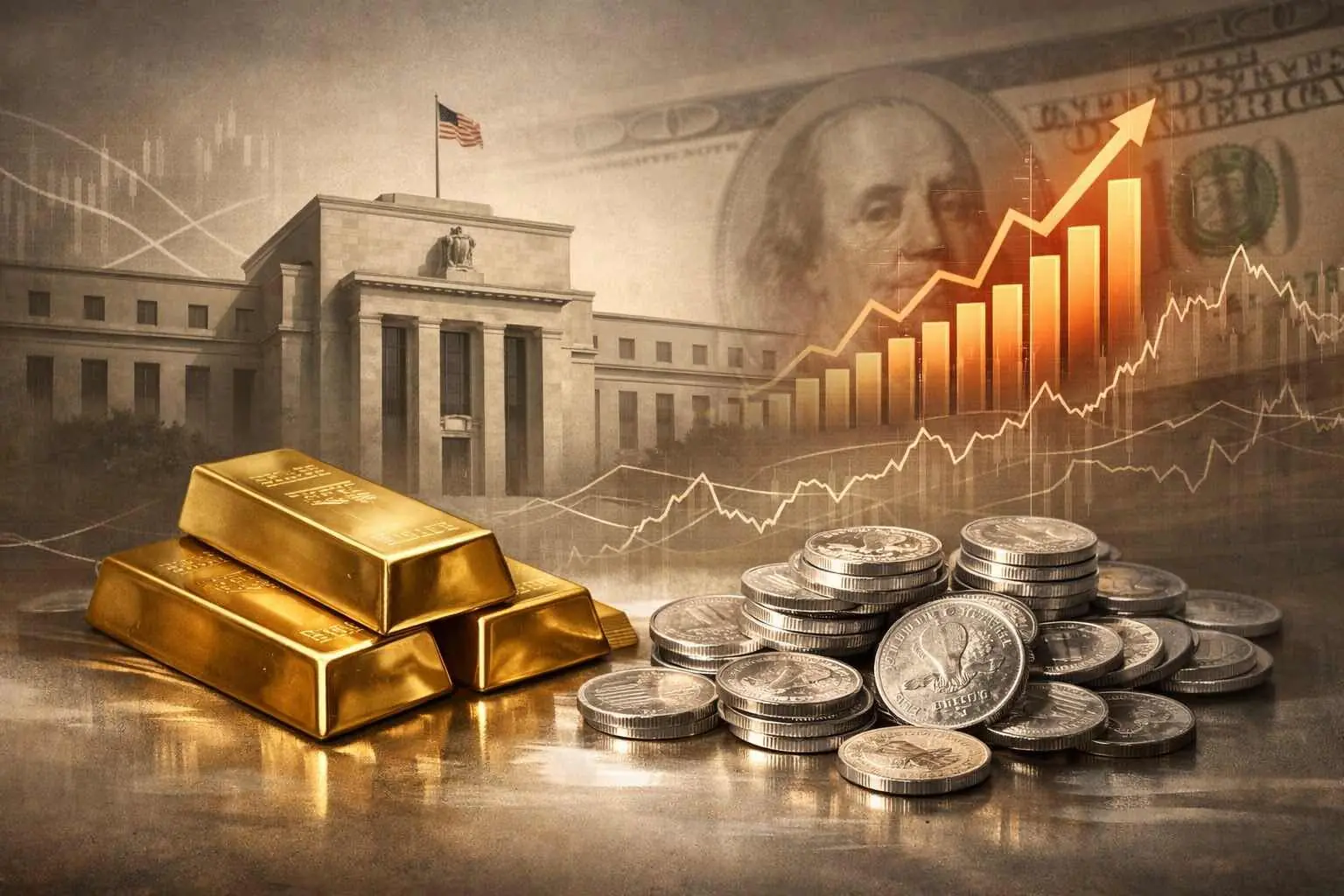  پیش‌بینی قیمت طلا و نقره؛
