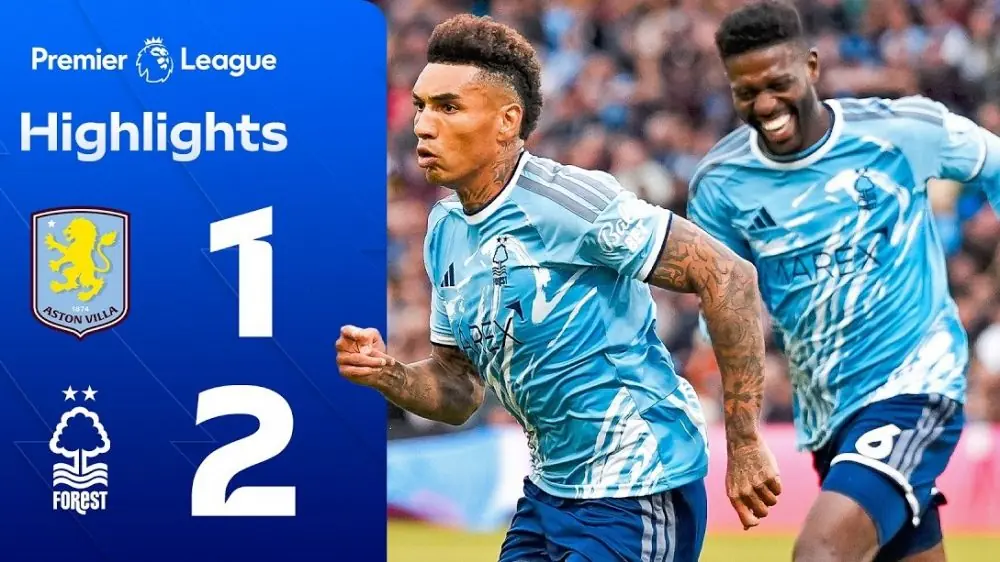  خلاصه بازی استون ویلا 1-2 ناتینگهام فارست