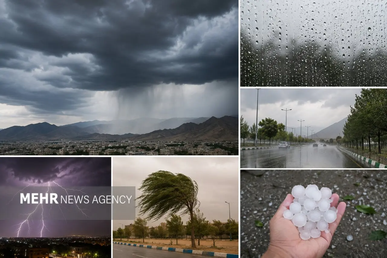 تداوم رگبار و رعدوبرق در شرق استان سمنان؛ کاهش دما در راه است