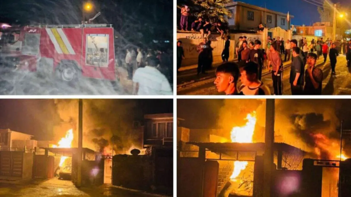 فیلم آتشسوزی مهیب یک خانه در سرپلذهاب شد