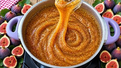 طرز تهیه پودینگ انجیر مجلسی دسری سالم و خوشمزه بدون فر