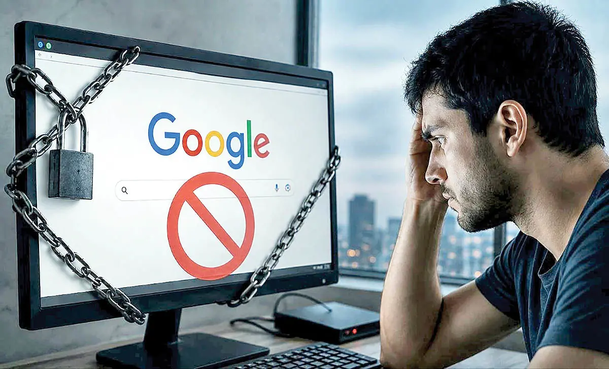 تقابل گوگل با کاربر ایرانی