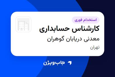  استخدام کارشناس حسابداری در معدنی دریابان گوهران