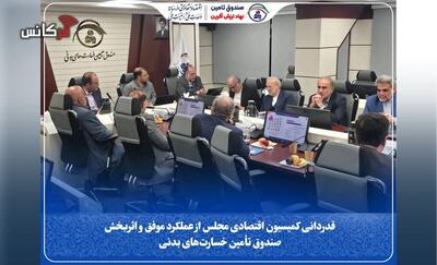 قدردانی کمیسیون اقتصادی مجلس از عملکرد موفق و اثربخش صندوق تأمین خسارتهای بدنی