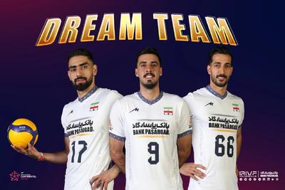 والیبال قهرمانی آسیا| حضور ۳ بازیکن ایران در تیم منتخب رقابتها - پارس فوتبال