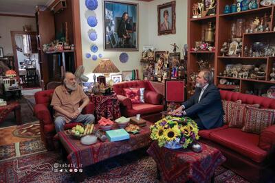  همزمان با روز ملی سینما رائد فریدزاده به دیدار داریوش ارجمند رفت | مجموعه رسانه ای صبا