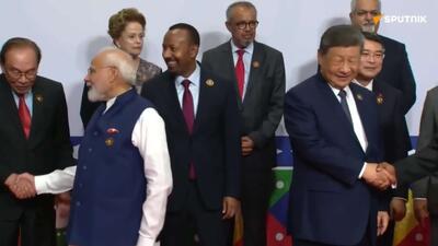عکس یادگاری گروه «بریکسپلاس» در سال 2026 در دهلی نو: پوتین، مودی و شی در کانون توجه قرار دارند