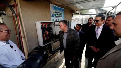 کلینیکهای تخصصی و نیروگاه خورشیدی بیمارستان بازرگانان افتتاح شد