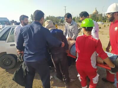 تصادف زنجیرهای ٣ خودرو در کرمان با ١۵ مصدوم