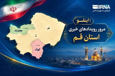 اینفو| مرور رویدادهای خبری استان قم ۲۲ شهریورماه
