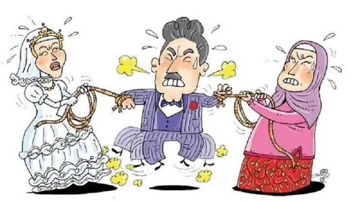  مادر و همسرم مدام جر و بحث دارند؛ می خواهم برای رهایی از این وضع در شهر دیگری زندگ کنم اما مادرم می گوید فعلا بچه ای
