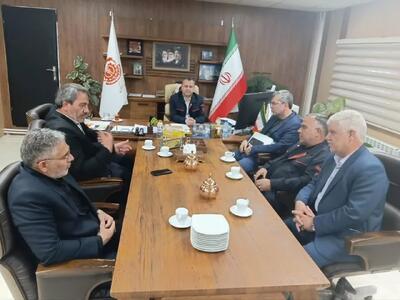  دیدار مسئولان بنیاد شهید و امور ایثارگران تبریز با مدیر مجتمع مس سونگون