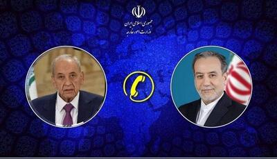 تماس تلفنی عراقچی با رئیس مجلس نمایندگان لبنان | آخرین خبر