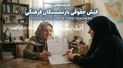 فیش حقوقی بازنشستگان فرهنگی شهریور ۱۴۰۵ | دریافت فیش حقوقی فرهنگیان بازنشسته با کد ملی