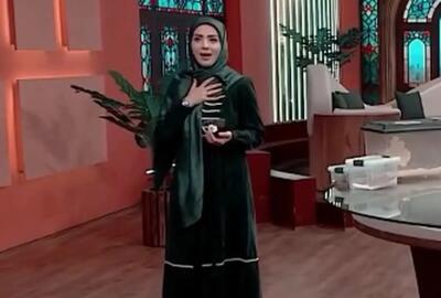 زهره ترک شدن مبینا نصیری روی آنتن زنده تلویزیون!