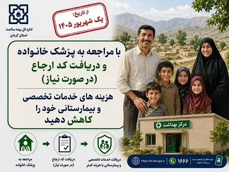 بیمهشدگان روستایی برای دریافت خدمات تخصصی و فوق تخصصی باید نظام ارجاع را رعایت کنند