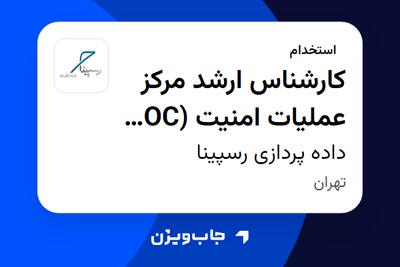 استخدام کارشناس ارشد مرکز عملیات امنیت (SOC Tier 2) در داده پردازی رسپینا