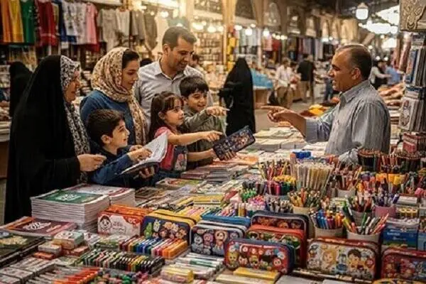 فیلم/ بازار لوازم‌التحریر در آستانه مهر داغ شد