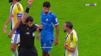  ویدیو| درگیری شدید در بازی الهلال - الغرافه؛ بازیکن جدید تیم قطری اخراج شد! - پارس فوتبال