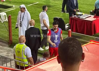 اختصاصی: خشم سردار در پایان بازی تراکتور و واکنش جنجالی او (عکس)