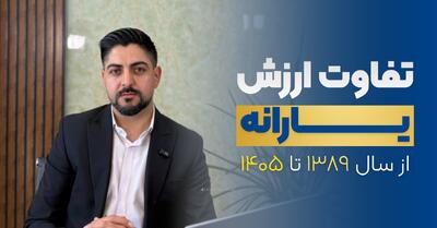 تفاوت ارزش یارانه از سال 1389 تا 1405