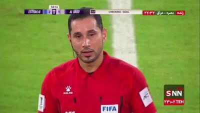  گل السد توسط داور ویدیویی VAR به دلیل خطای هند مردود اعلام شد / استقلال 2 - 0 السد