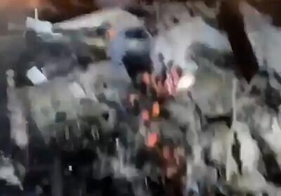 جستجوی شبانه زیر آوار کنسولگری ایران در دمشق