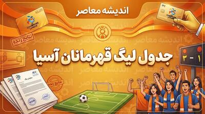 لیگ قهرمانان آسیا؛ آخرین اخبار، نتایج، جدول و برنامه بازیها