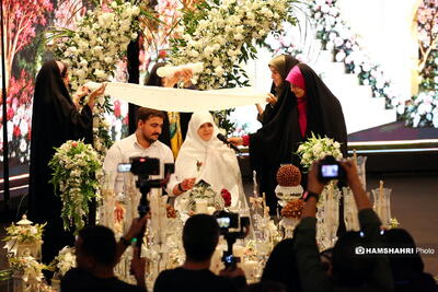 جشن ازدواج زوج های تهرانی همزمان با میلاد حضرت عبدالعظیم حسنی(ع)