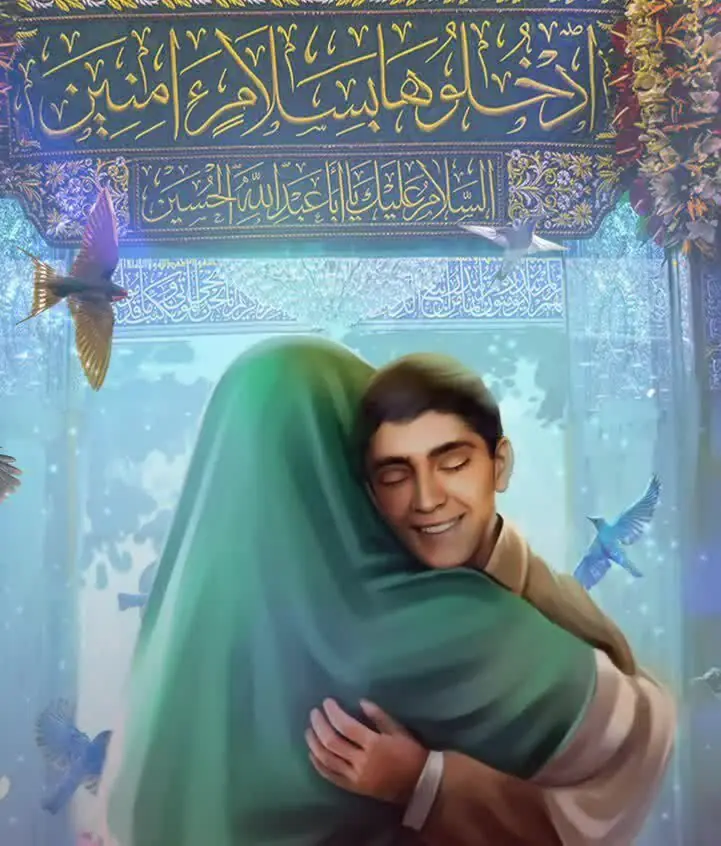  مادر شهیدان اکبری به فرزندان شهیدش پیوست