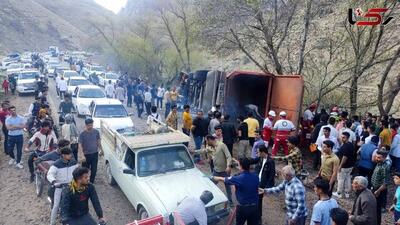  تردد کامیون‌ها در جاده کوهسرخ-کاشمر برای همیشه ممنوع شد/شرط بازگشایی؛ ایمن‌سازی مسیر