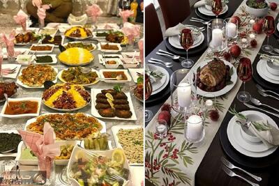 ایده های چیدمان میز شام خوشمزه؛ زیبایی بصری، جذابیت طعم غذا رو میلیون برابر میکنه