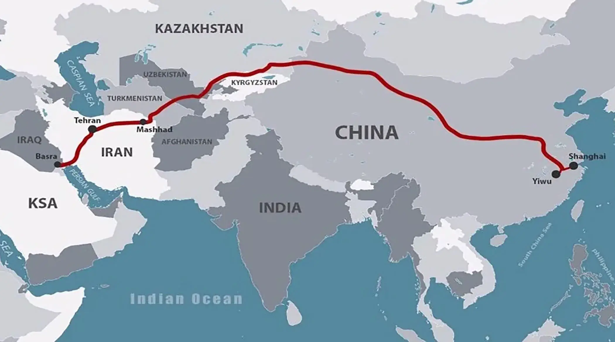افزایش چهار برابری هزینه انتقال کالا از چین به ایران!