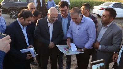 بررسی میدانی پروژه پایاب سد کرمآباد