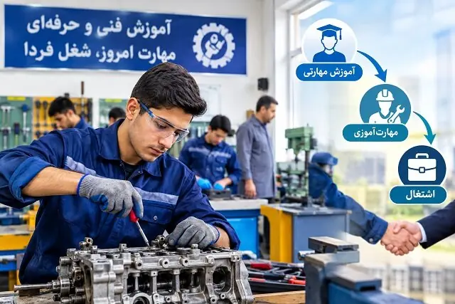  دلایل عدم توفیق آموزش فنی‌وحرفه‌ای در اشتغال جویندگان کار