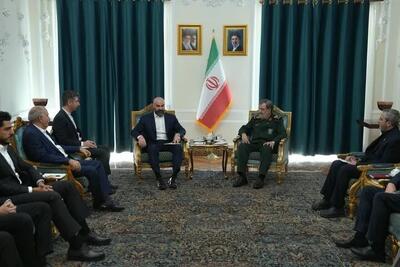  دیدار سرلشکر محسن رضایی و بافل طالبانی در تهران