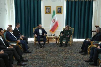  دیدار سرلشکر محسن رضایی و بافل طالبانی در تهران