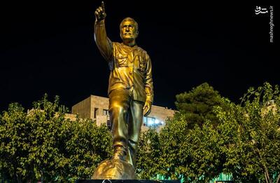 عکس/ مراسم رونمایی از تندیس سردار شهید حاجیزاده