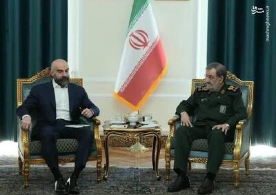  عکس/ دیدار رئیس اتحادیه میهنی کردستان عراق با سرلشکر رضایی