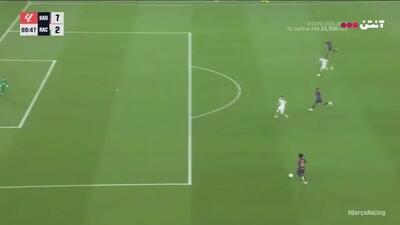  گل هفتم بارسلونا به سانتاندر+ ویدئو