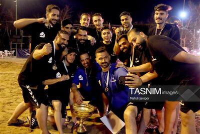 قهرمانی اصفهان در سومین دوره لیگ برتر هندبال ساحلی کشور - تسنیم