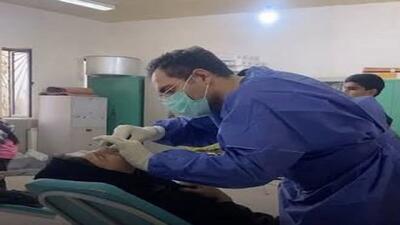 هزار و ۶۰۰ خدمت دندانپزشکی در شهر صادق آباد به همت گروه جهادی مشکات
