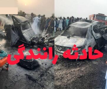  تصادف مرگبار پژو ۴۰۵ با کامیونت در محور سرباز با 7 کشته | آخرین خبر