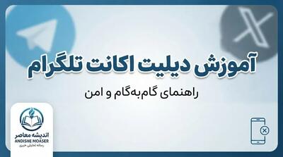  آموزش دیلیت اکانت تلگرام ۱۴۰۵؛ حذف دائمی حساب تلگرام با لینک مستقیم و بدون بازگشت