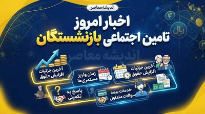 خبر فوری معیشت بازنشستگان | زمان احتمالی واریز معوقات اردیبهشت اعلام شد / سرپرست تأمین اجتماعی: پرداخت در مهر یا آبان انجام میشود / بازنشستگان خواستار پرداخت فوری به همراه جریمه دیرکرد هستند