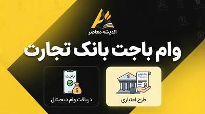  وام باجت بانک تجارت ۱۴۰۵ | شرایط، سقف، نرخ سود و راهنمای کامل دریافت تسهیلات آنلاین از اپلیکیشن باجت