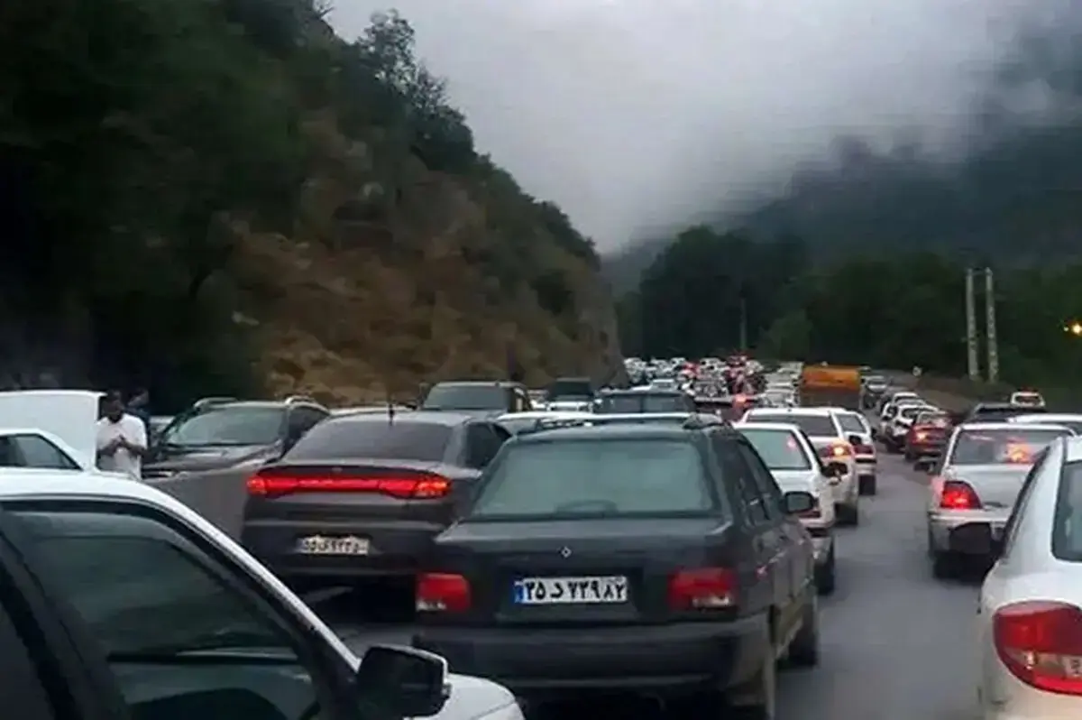 ترافیک جاده رشت–قزوین به ۱۰ کیلومتر رسید!