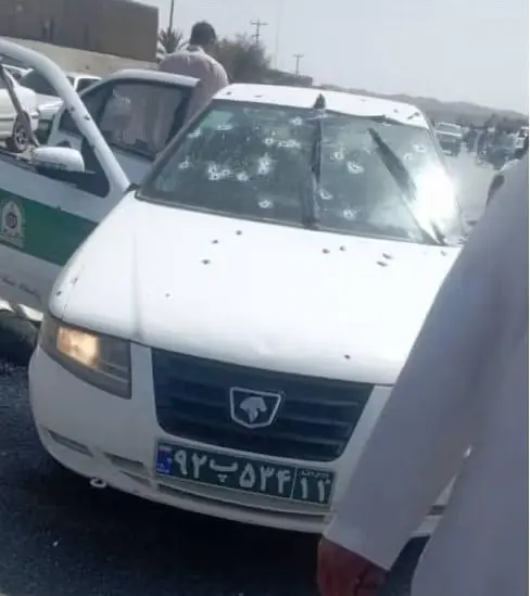 عکس: درگیری مسلحانه در زاهدان؛ یک مأمور پلیس کشته شد و ۲ فرد مسلح به هلاکت رسیدند + جزئیات و عکسهای حادثه