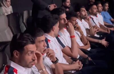  ویدیو| رامین، شجاع، بیرانوند و ستاره‌های تیم ملی تماشاگر بازی ایران در جام جهانی - پارس فوتبال